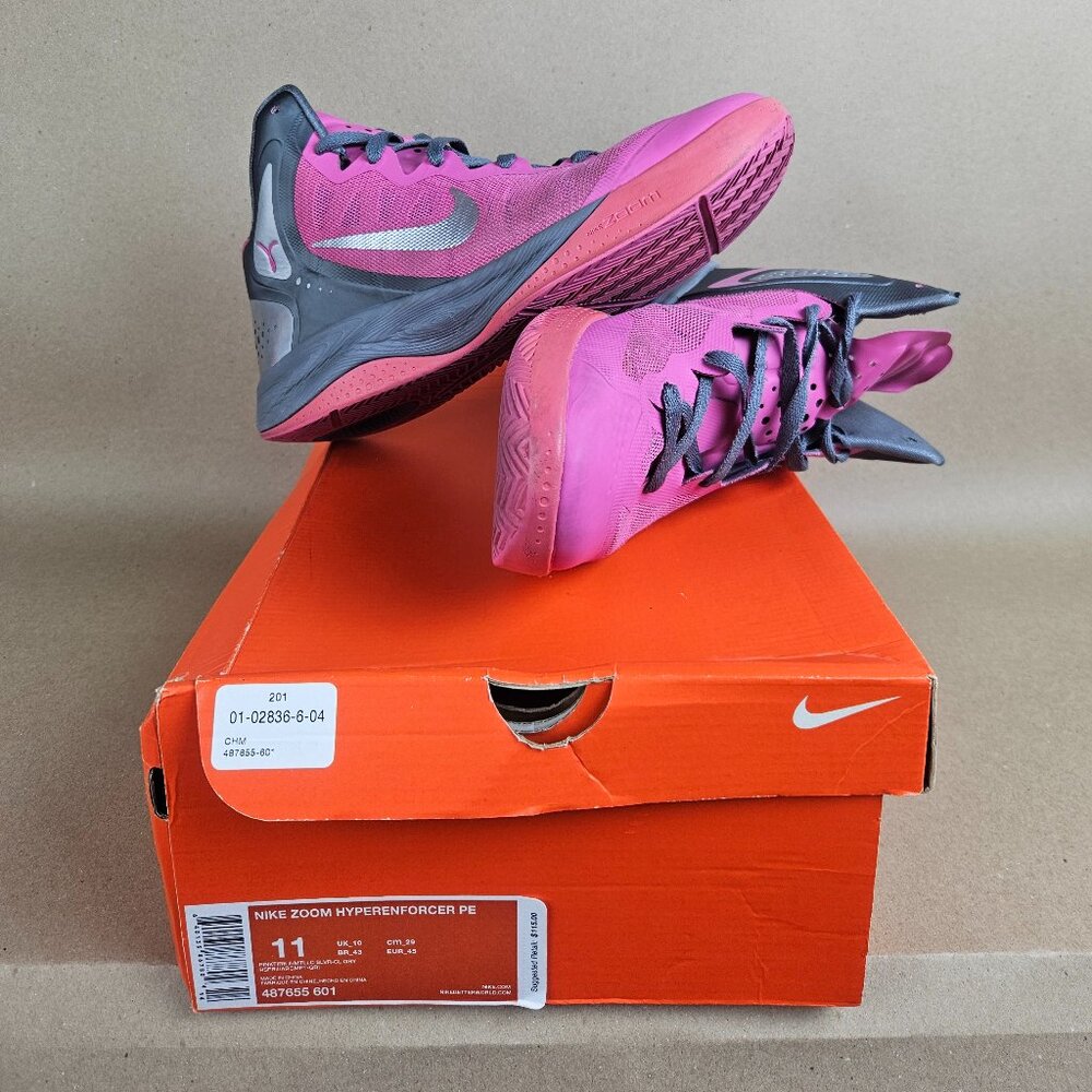 *Rare* Nike Breast Cancer Hyperenforcer 502679-600 Pink Promo One Owner 11m